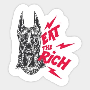 EAT THE RICH Sticker